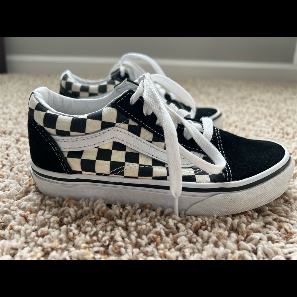 VANS Kids size 13.5 Checkerboard GUC